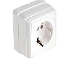 BRON S/Ü TOPRAKLI PRİZ BEYAZ 1